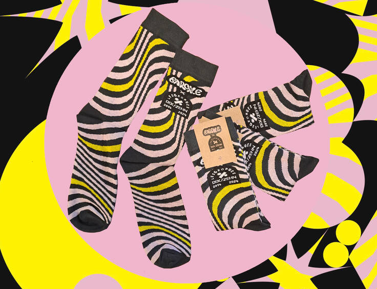 Chaussettes Les Georges x Baron.e